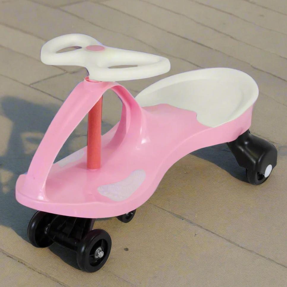 Masinuta pentru copii gravitationala, Zola, Swing car, directie 360°, greutate maxima suportata 50 Kg, 72 x 28 x 41 cm, roz Masinuta pentru copii gravitationala, Zola, Swing car, directie 360°, greutate maxima suportata 50 Kg, 72 x 28 x 41 cm, roz